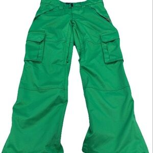 Aperture 10,000 MM WaterProof Unisex Ski Snowboard Pants Green Size S